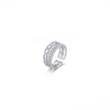 Silver Chain Layer Ring