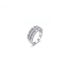 Silver Luxe Cluster Ring