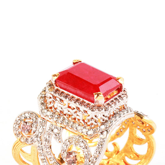 Red Ornate Ring