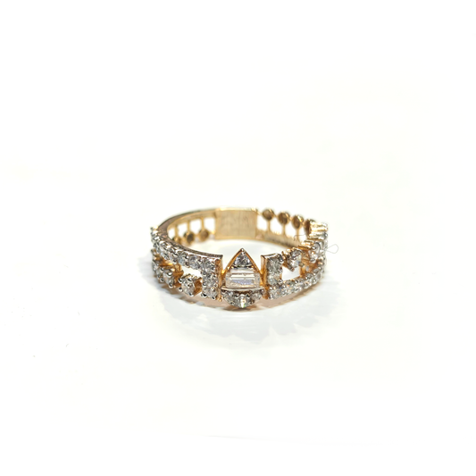 Luxe Crystal Band Ring