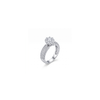 Silver Halo Shine Ring