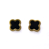 The Midnight Clover Studs