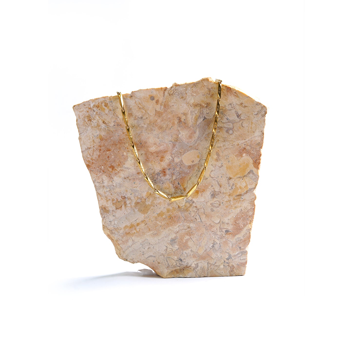 Gilded Bamboo Link Chain