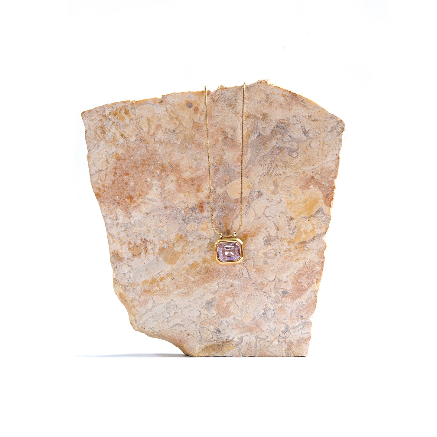 The Mauve Prism Pendant