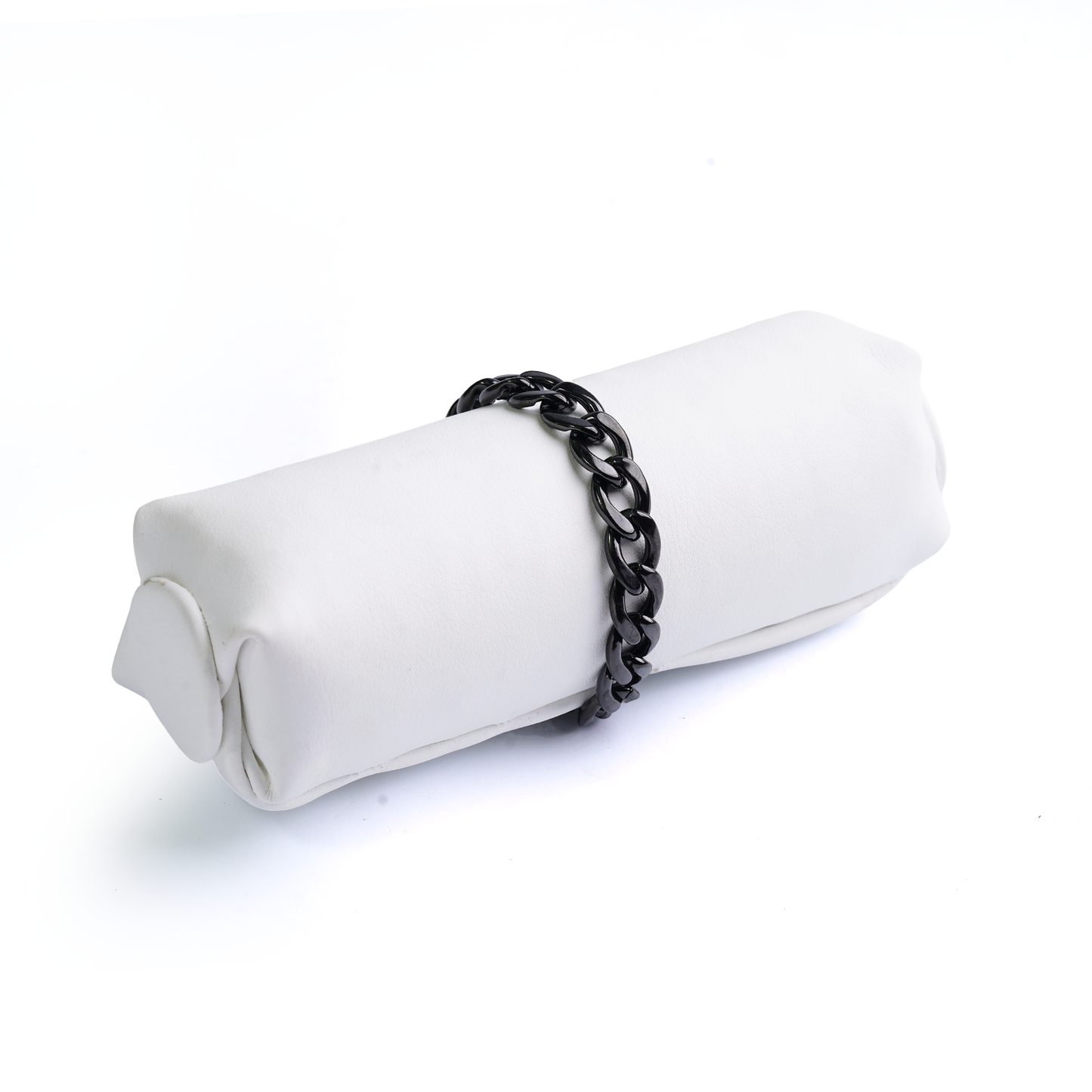 Onyx Matte Curb Link Bracelet