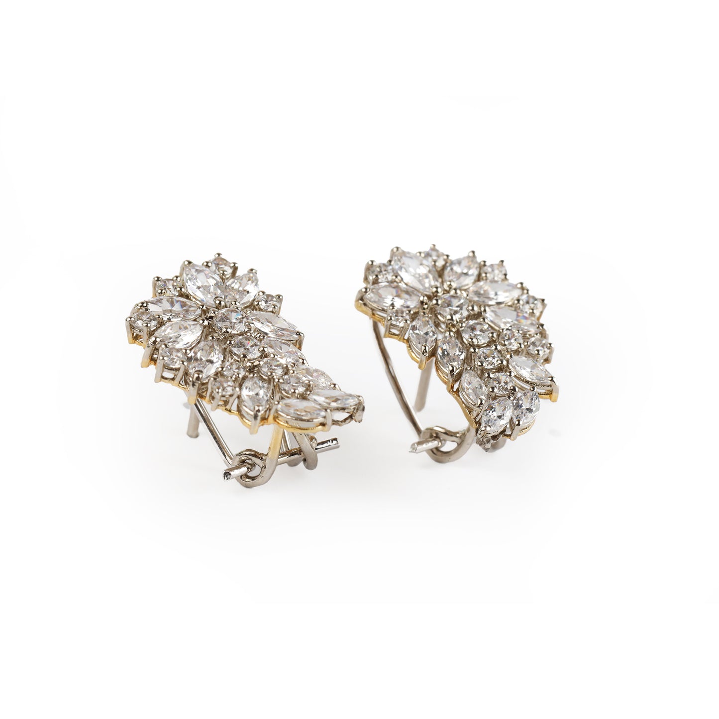 Marquise Cluster Wing Studs