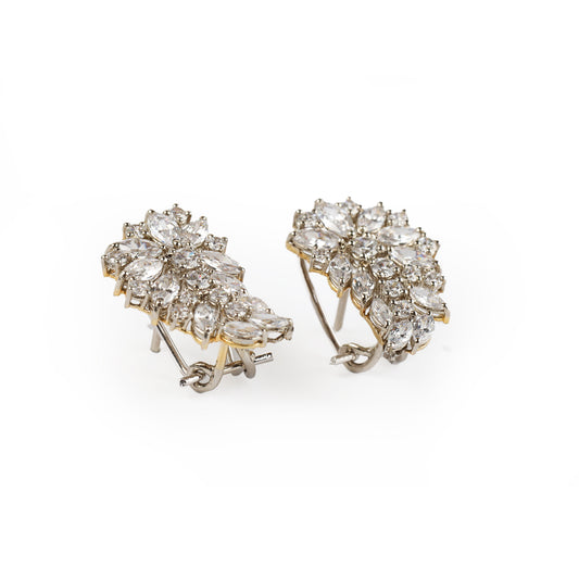 Marquise Cluster Wing Studs