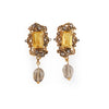 Citrine & Smoky Quartz Drops