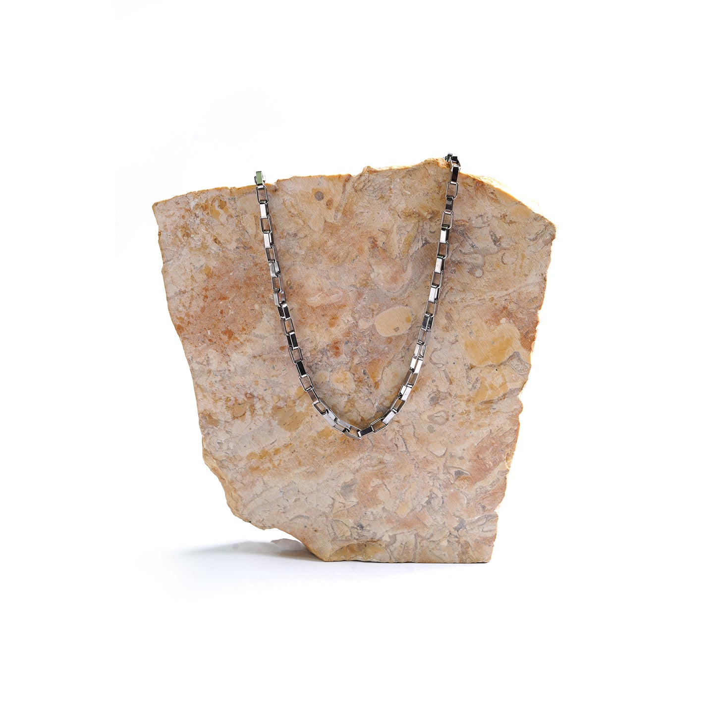 Silver Box Link Chain
