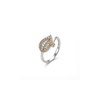 Champagne Leaf Ring