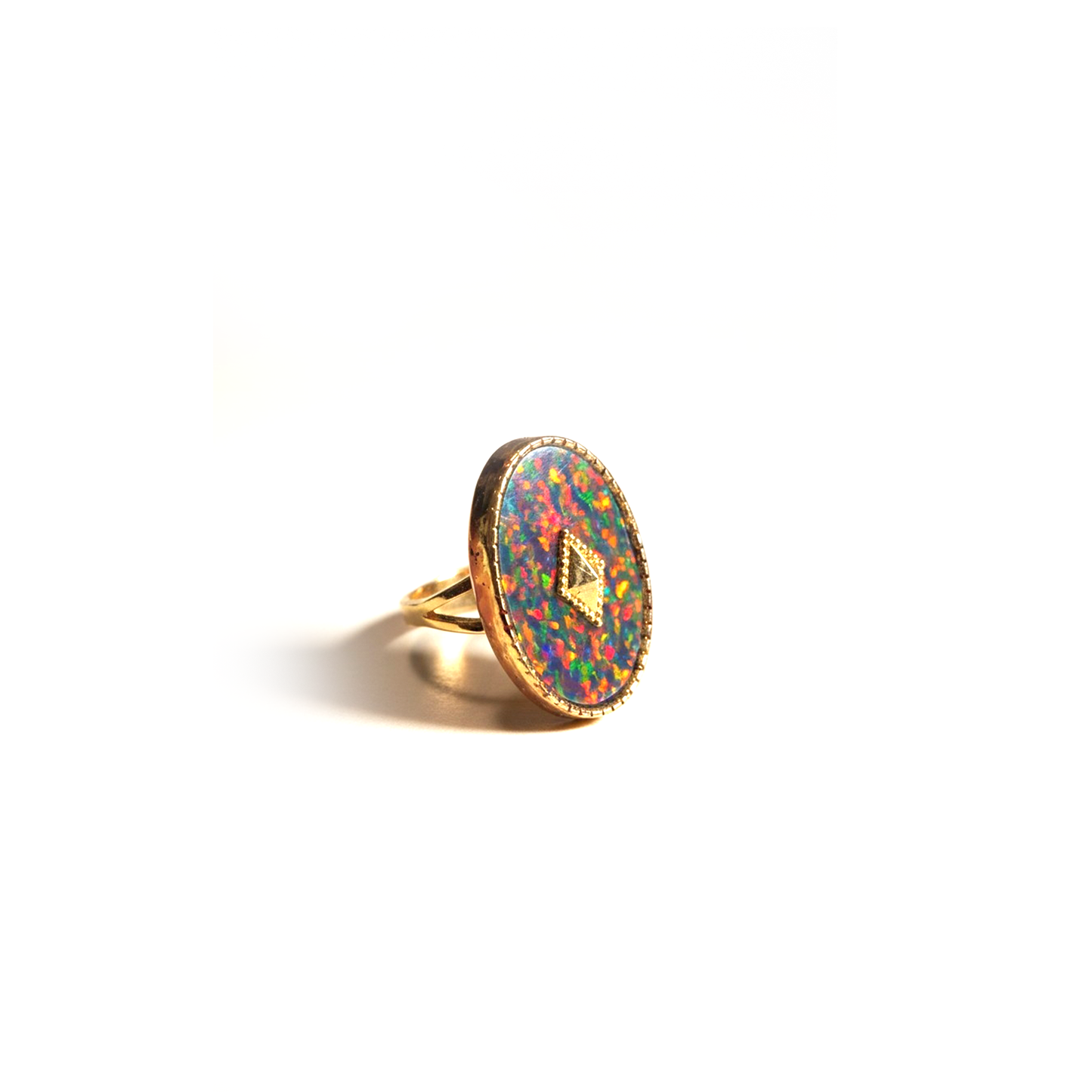 Opal Mosaic Statement Ring