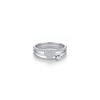 Silver Heart Stack Ring