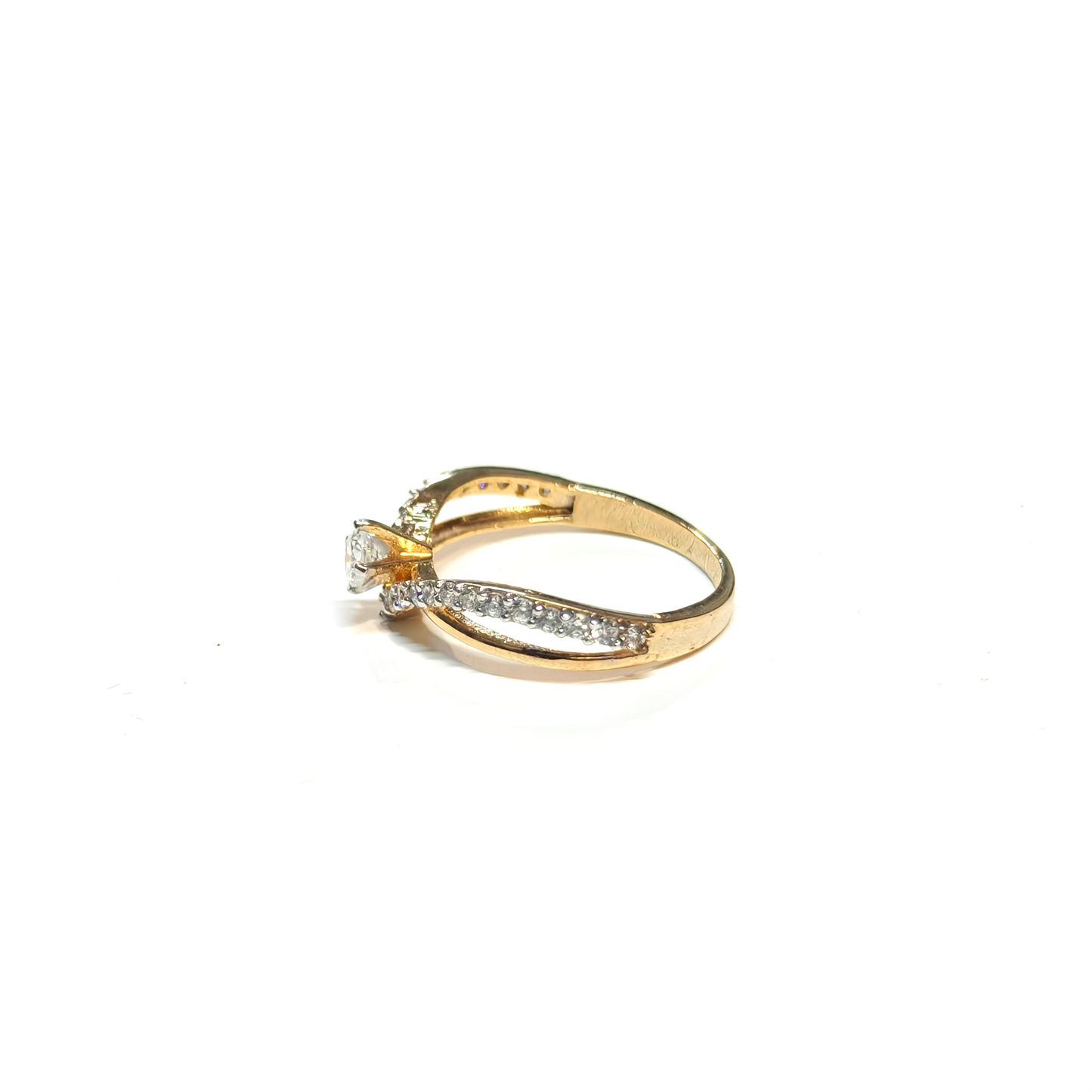 Crystal Curve Ring