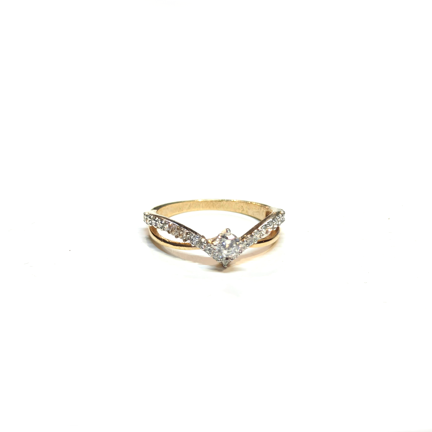 Crystal Curve Ring