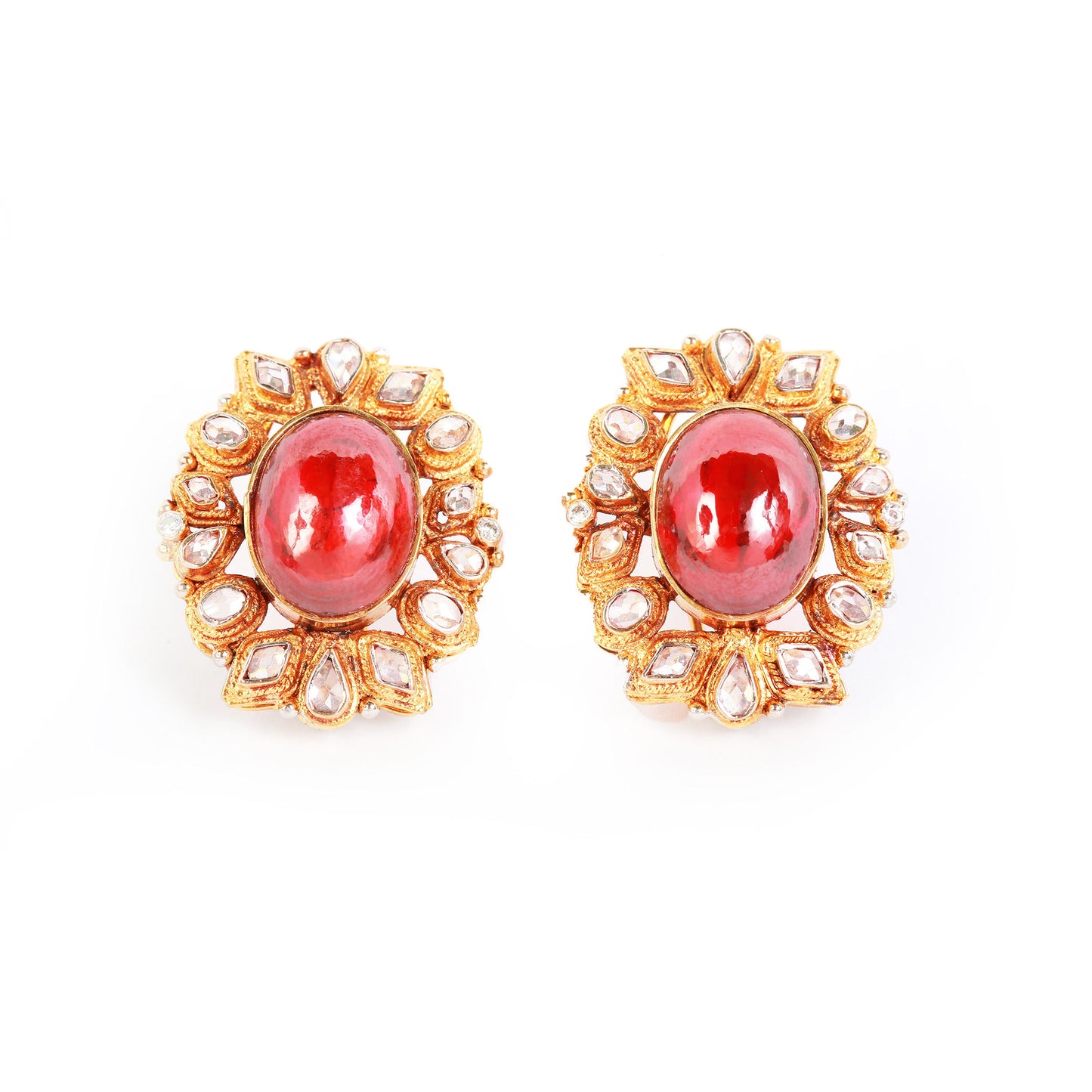 Regal Ruby Studs