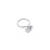 Silver Fortune Charm Ring