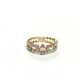 Luxe Crystal Band Ring