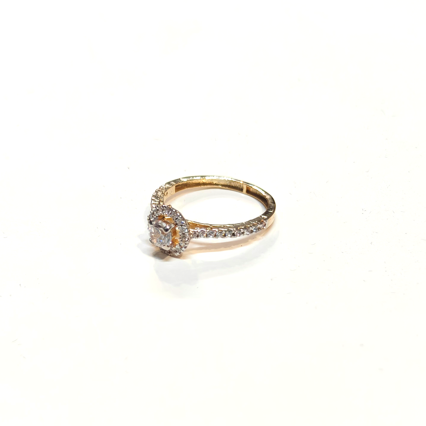 Halo Solitaire Ring