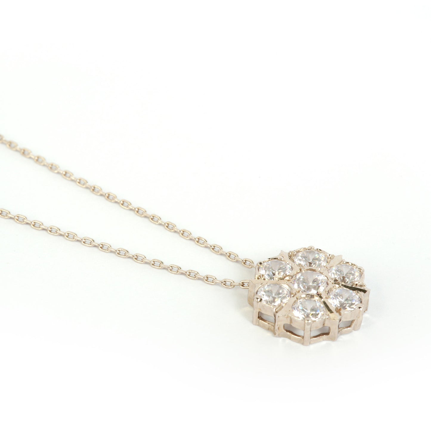 Classic Round Bezel Necklace