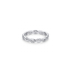 Silver Infinity Twist Ring