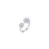 Silver Snowflake Ring