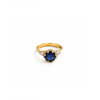 Sapphire Halo Ring