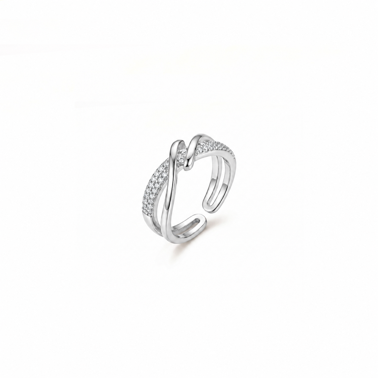 Silver Wave Ring