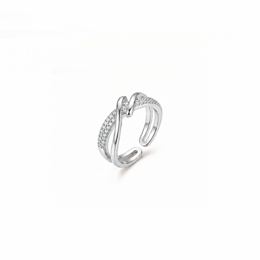 Silver Wave Ring