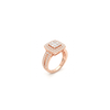 Rose Square Spark Ring