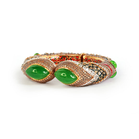 Regal Serpent Bangle