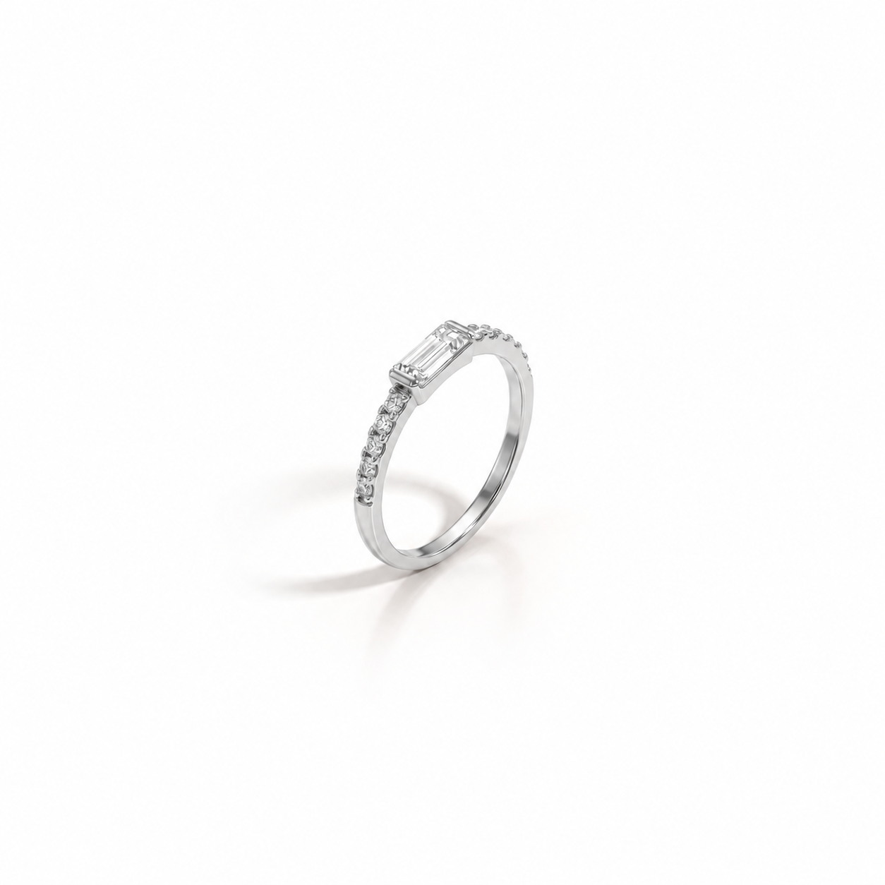 Baguette Spark Ring