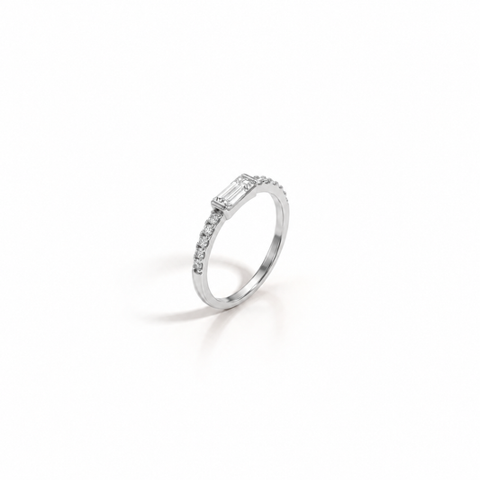 Baguette Spark Ring