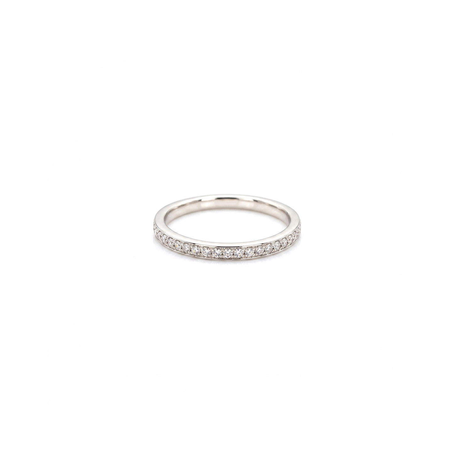 Silver Pavé Band