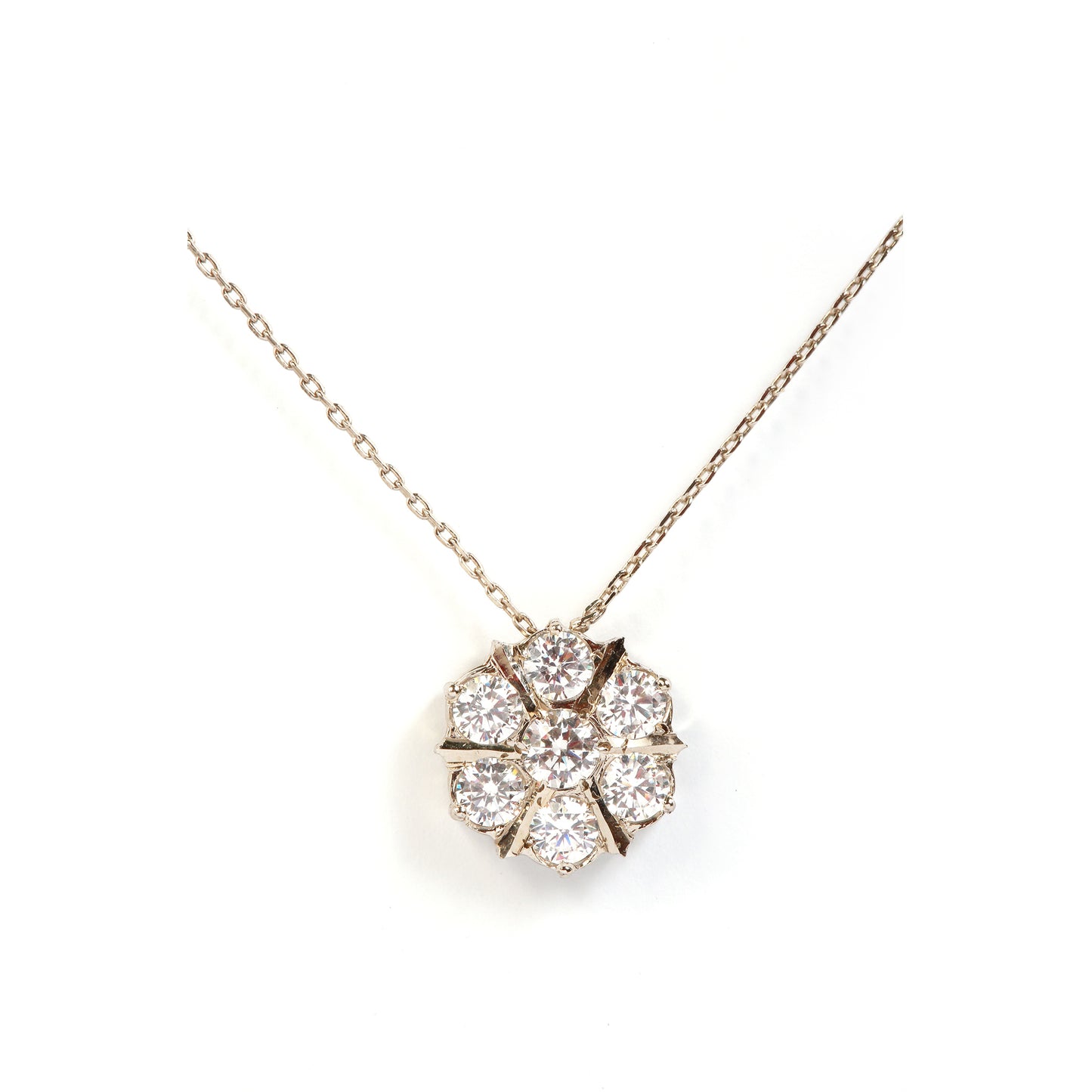 Classic Round Bezel Necklace