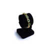 Gold Emerald-Cut Emerald Station Bracelet