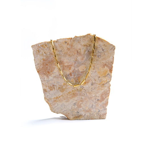 Gilded Bamboo Link Chain