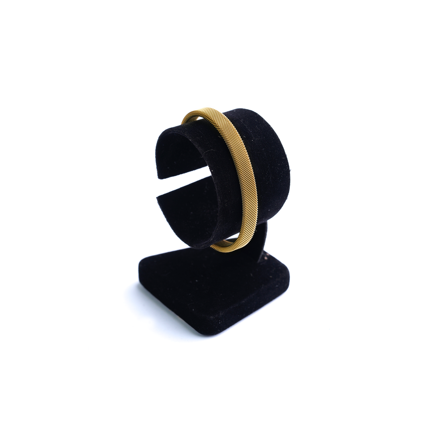 Golden Milanese Mesh Bangle