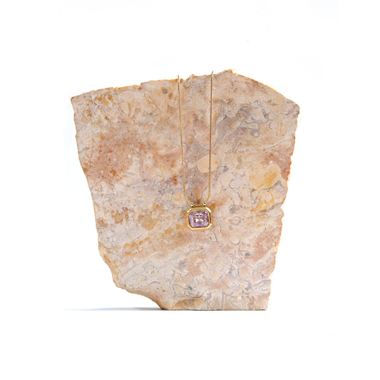 The Mauve Prism Pendant