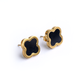 The Midnight Clover Studs