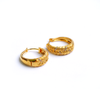 The Braided Gilded Hoops