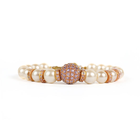 Luxe Pearl & Pavé Orb
