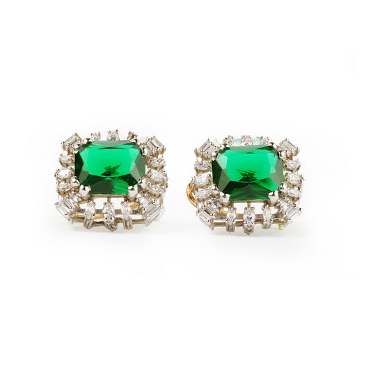 Emerald Radiance Studs