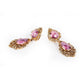 Rose Crystal Teardrops