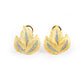 Gilded Autumn Leaf Studs