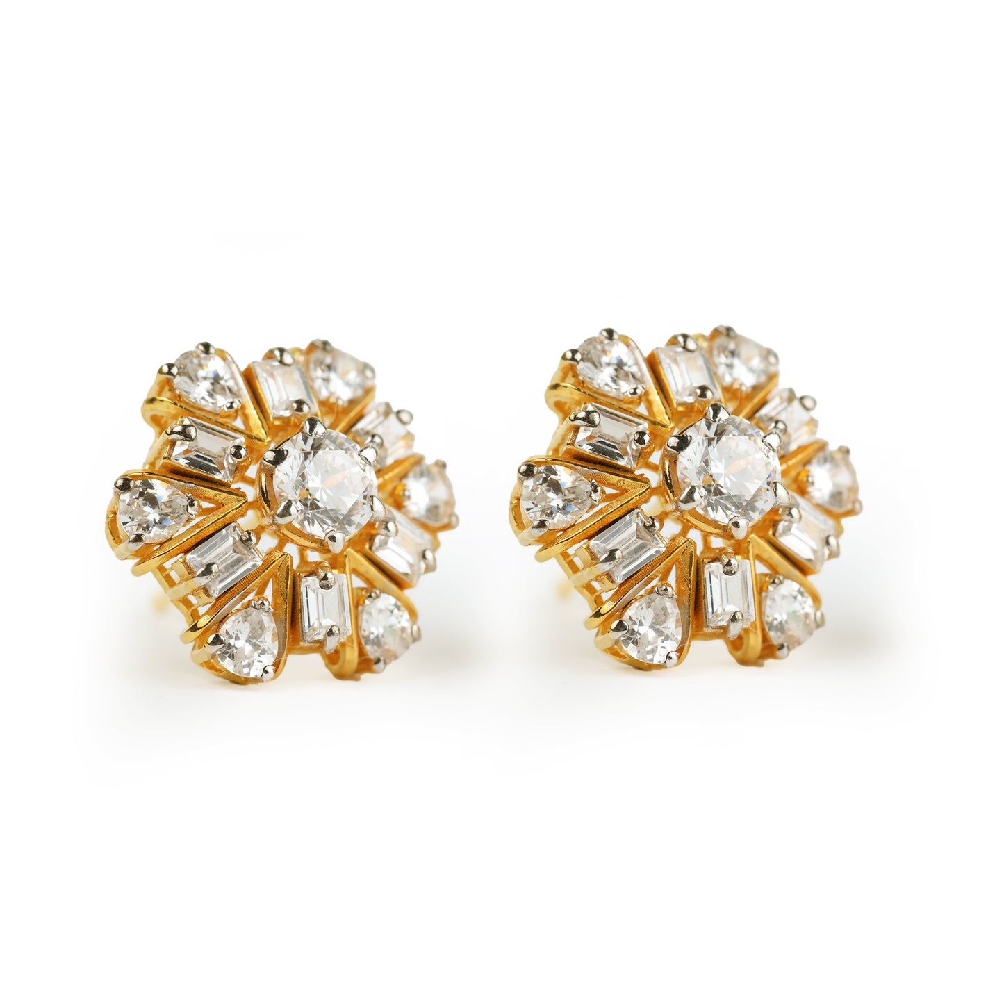 Diamond Starburst Studs