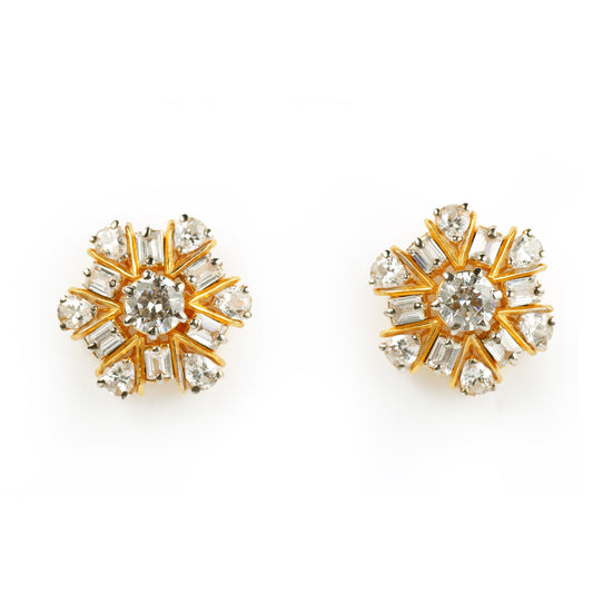 Diamond Starburst Studs