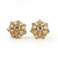 Triple Tier Floral Studs