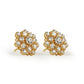 Triple Tier Floral Studs