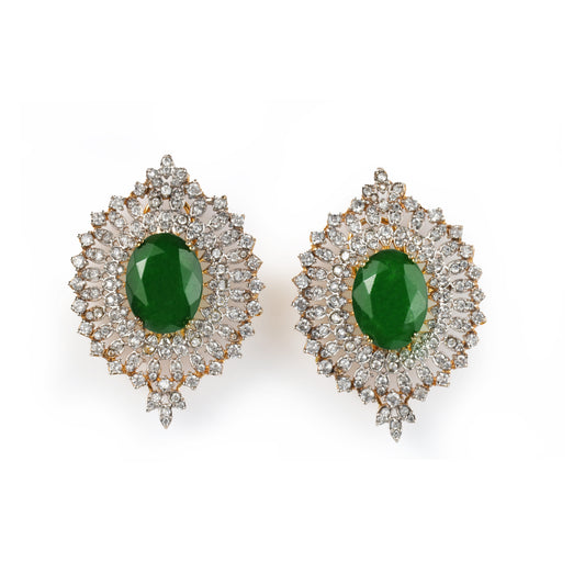 Crimson Regal Filigree Studs