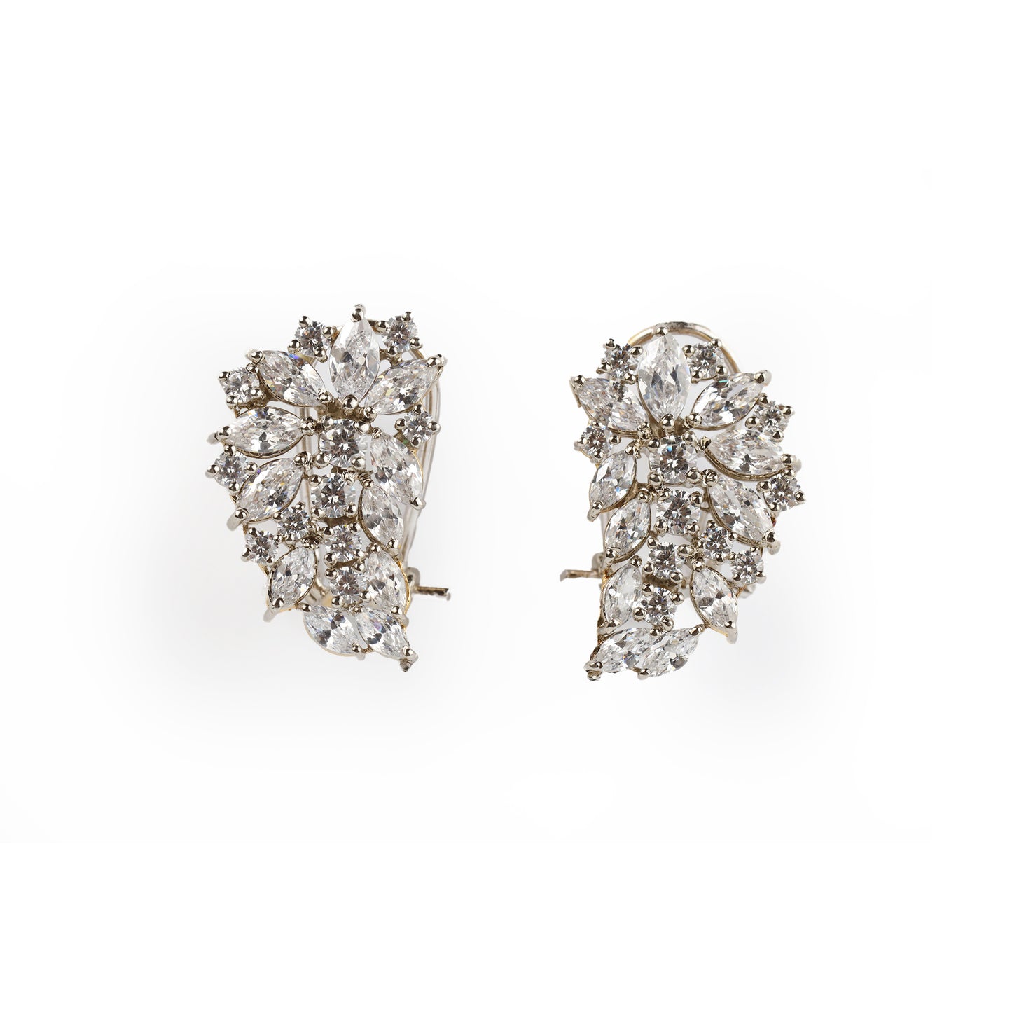 Marquise Cluster Wing Studs